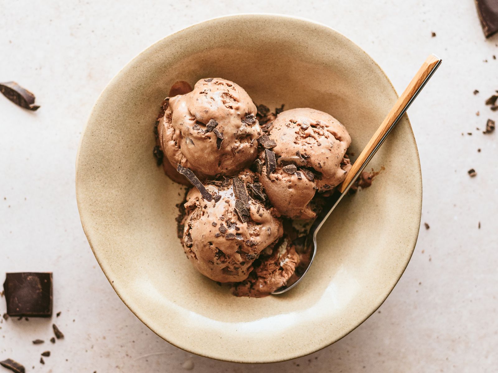 Gelado de Chocolate